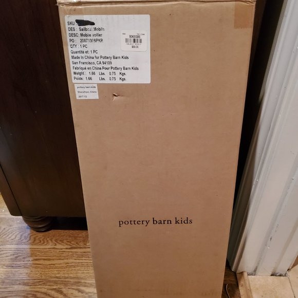 Pottery Barn Kids Sailboat Mobile - NEW - Picture 2 of 3